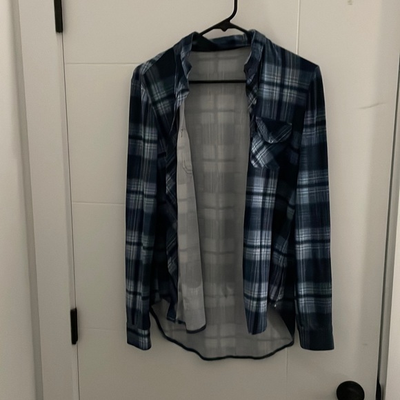 Blue flannel jacket - Picture 1 of 2